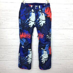 The North Face Women's Dry Vent Snowboard Ski Pants Tropical Leaf Print Small